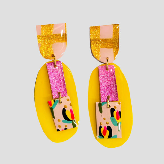 Daylight Design Resin Earrings  | Style 10