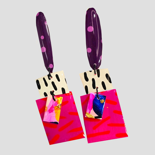 Daylight Design Resin Earrings  | Style 8