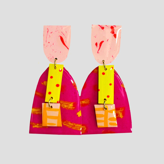 Daylight Design Resin Earrings  | Style 9