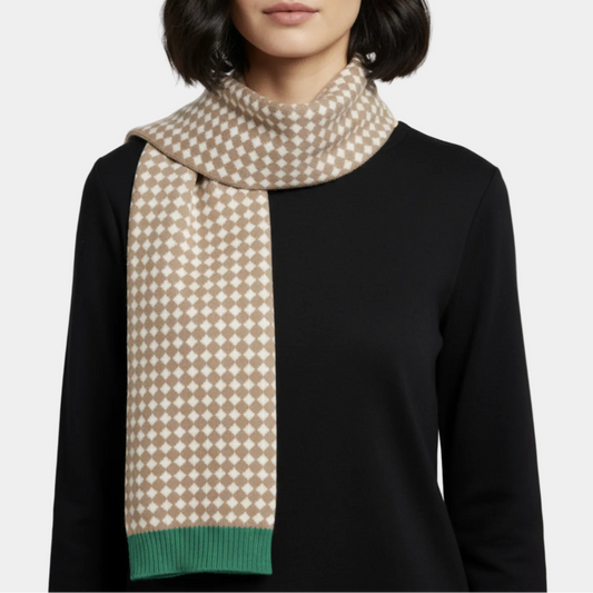 Diamond Check Scarf