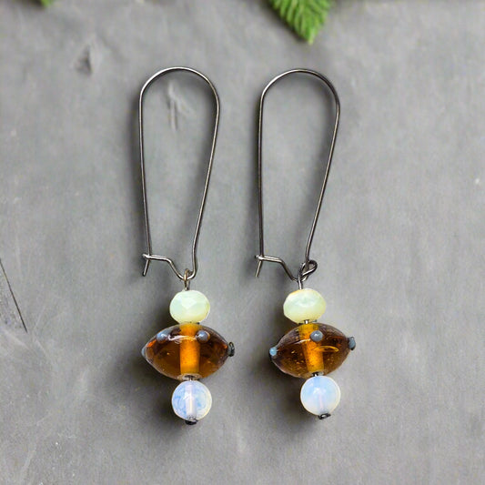 Opalite + Gemstone Earrings | Set 23