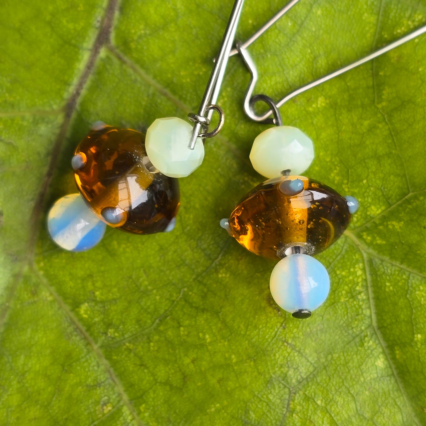 Opalite + Gemstone Earrings | Set 23