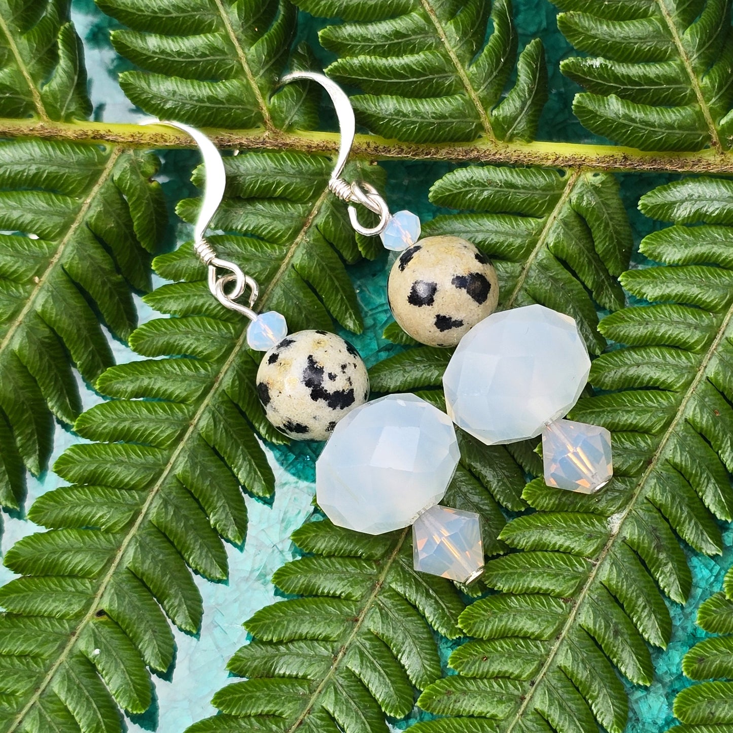 Oplalite + Jasper Earrings | Set 25