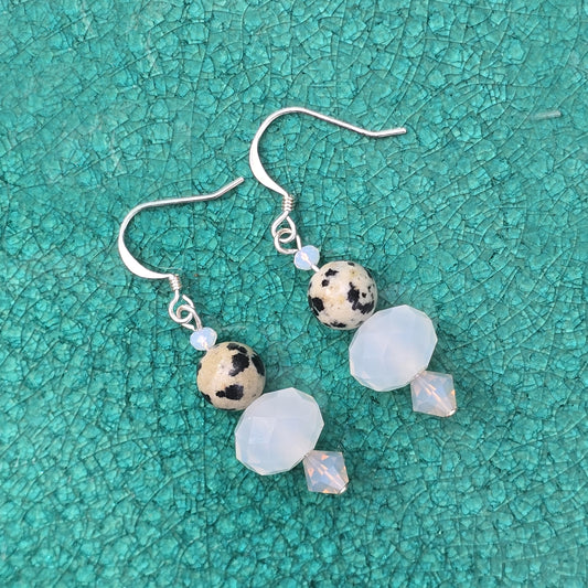 Oplalite + Jasper Earrings | Set 25