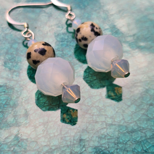 Oplalite + Jasper Earrings | Set 25