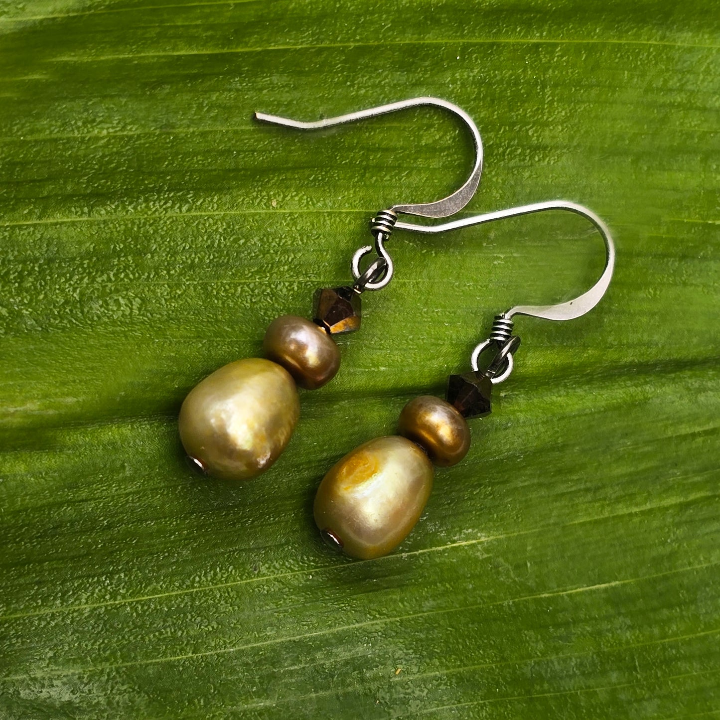 Freshwater Pearl + Gemstone Earrings | Set 35
