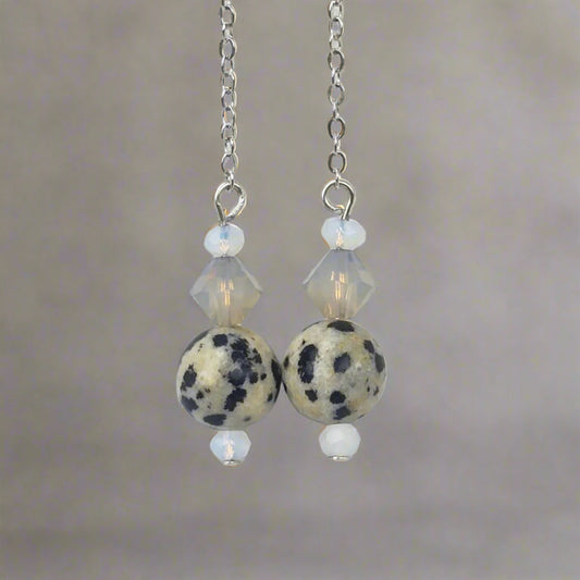 Swarovski + Jasper Earrings | Set 37