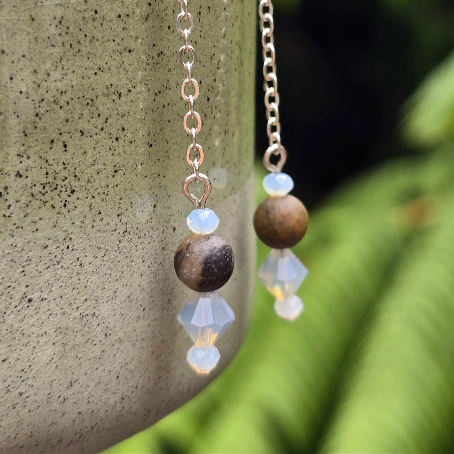 Swarovski + Amazonite Earrings | Set 38