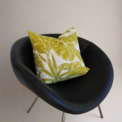 EDH Cushion palm tropical feather inner interiors