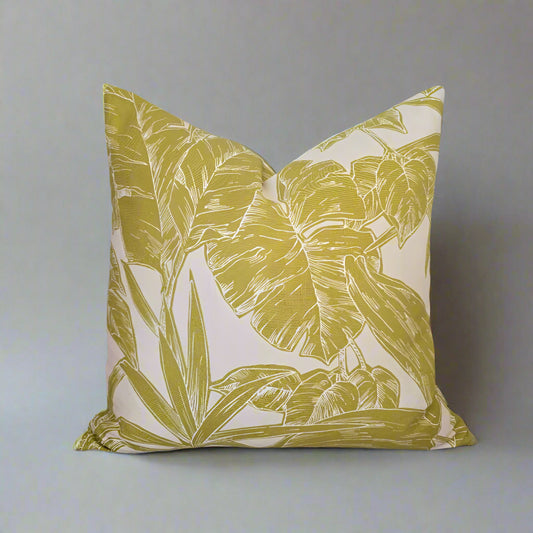EDH Cushion palm tropical feather inner interiors 3