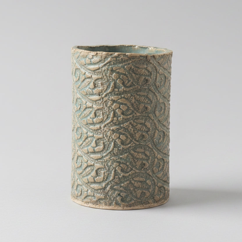 Earthware Lace Vase | 2