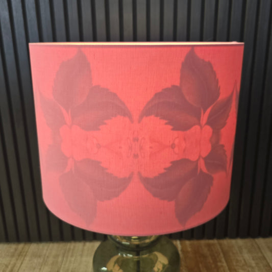 Emerald Table Lamp | Pink Shade