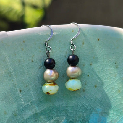Organic Bead Earrings | Set 12