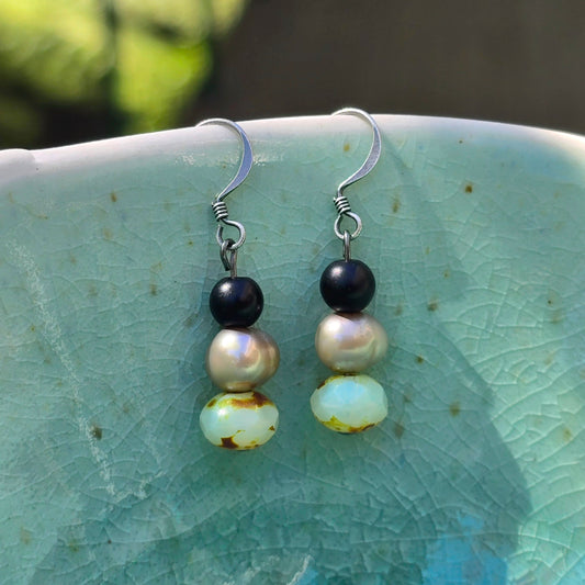 Organic Bead Earrings | Set 12
