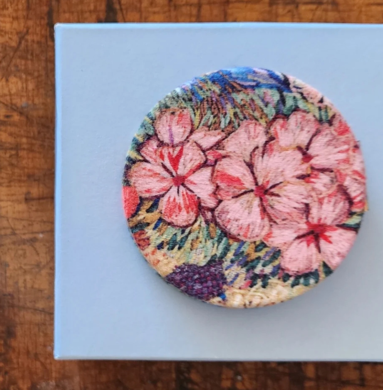 Meadow Pocket Mirror by Fluer Woods