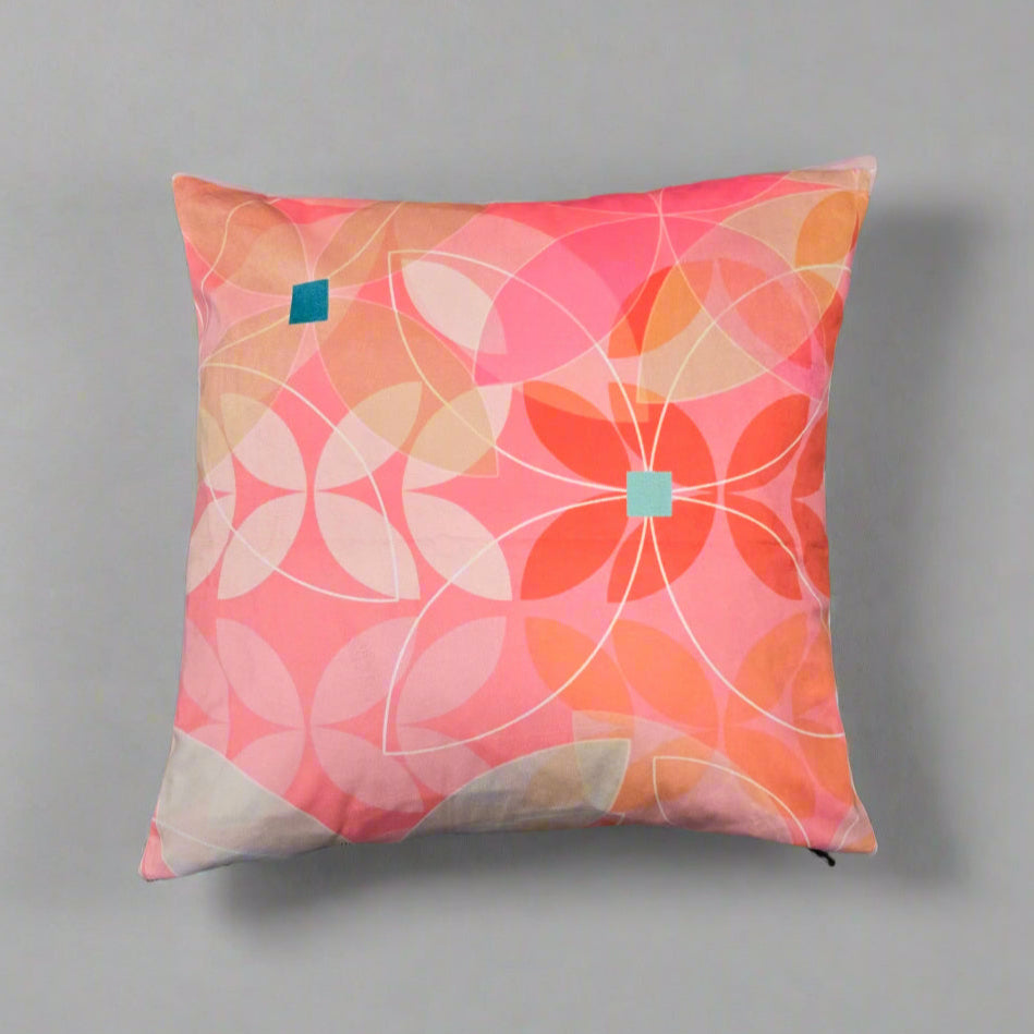 Flock of Flora | Velvet Cushion