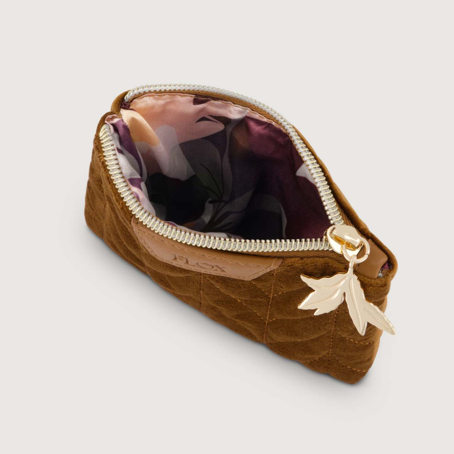 FLOX Ahi Velvet Purse | Mini Brown