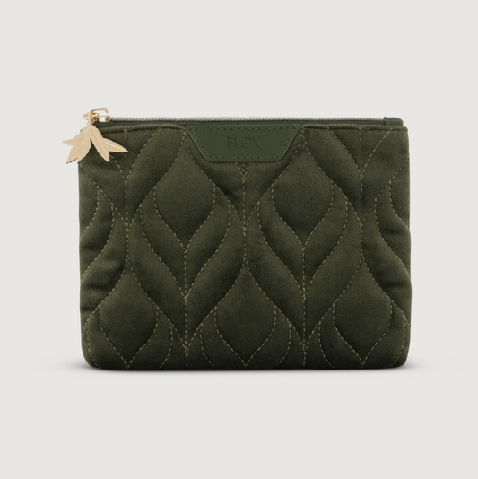 FLOX Ahi Velvet Purse | Mini Green