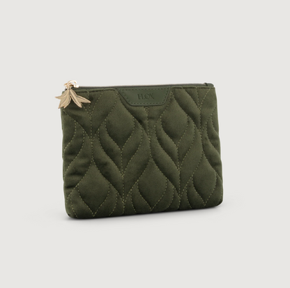 FLOX Ahi Velvet Purse | Mini Green
