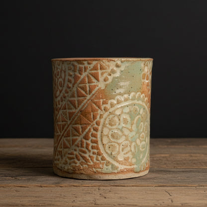 Earthware Lace Vase | 2