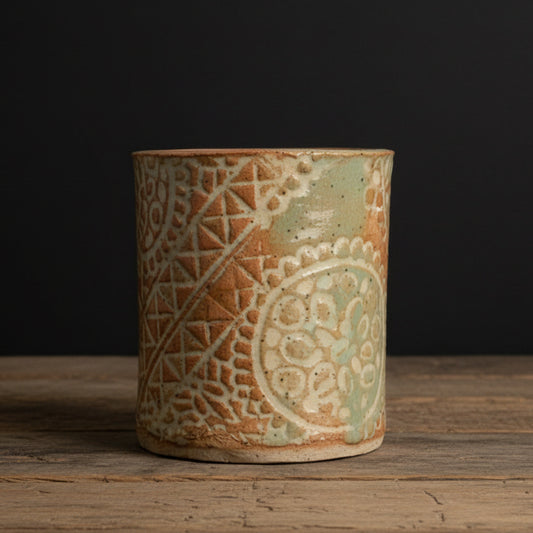 Earthware Lace Vase | 2