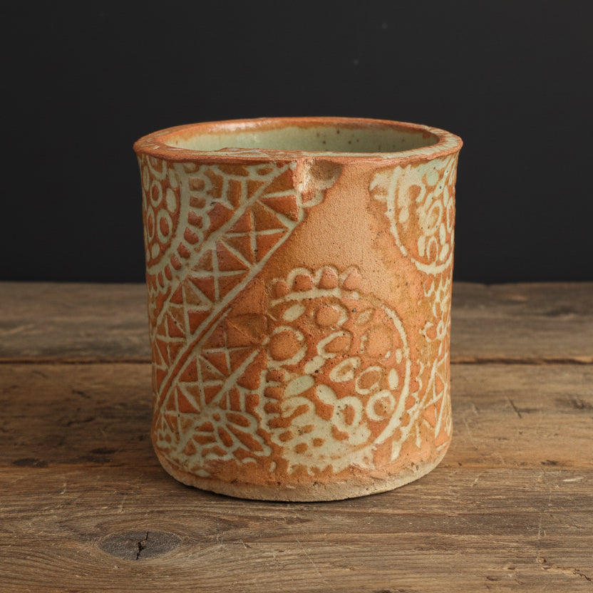 Earthware Lace Vase | 2