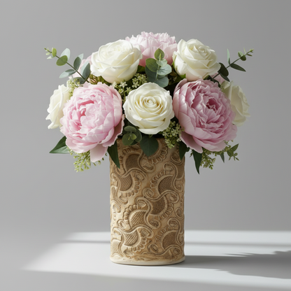 Earthware Lace Vase | 6