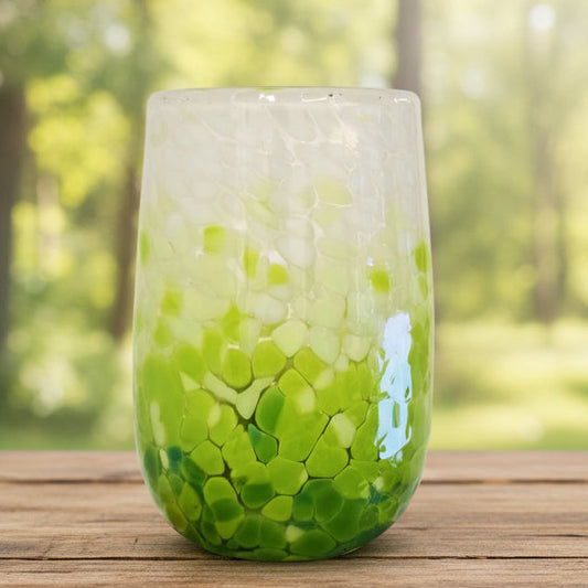 Glass Tumbler | Ombre Green
