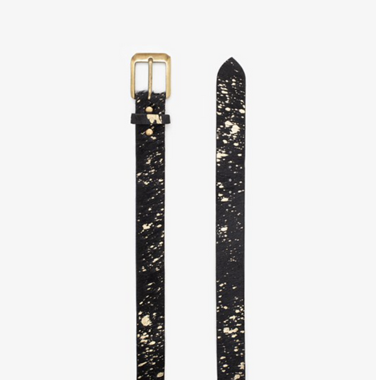 Gold Foil Hide Belt