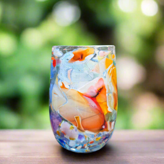 Glass Tumbler | Multicoloured Shard