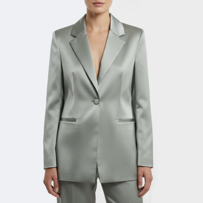 H & M Silver Blazer | Pre Loved
