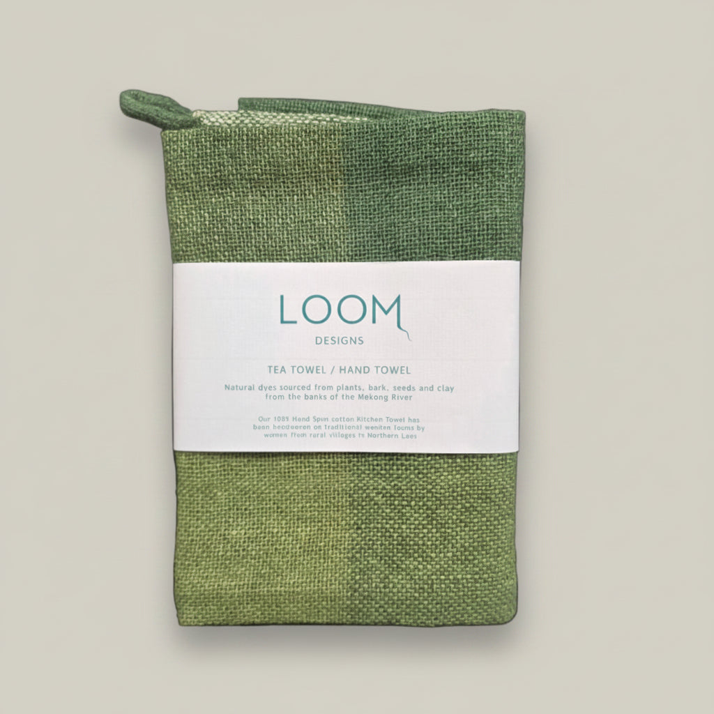 Tea Towel | Green on Green