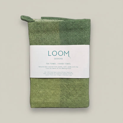 Tea Towel | Green on Green
