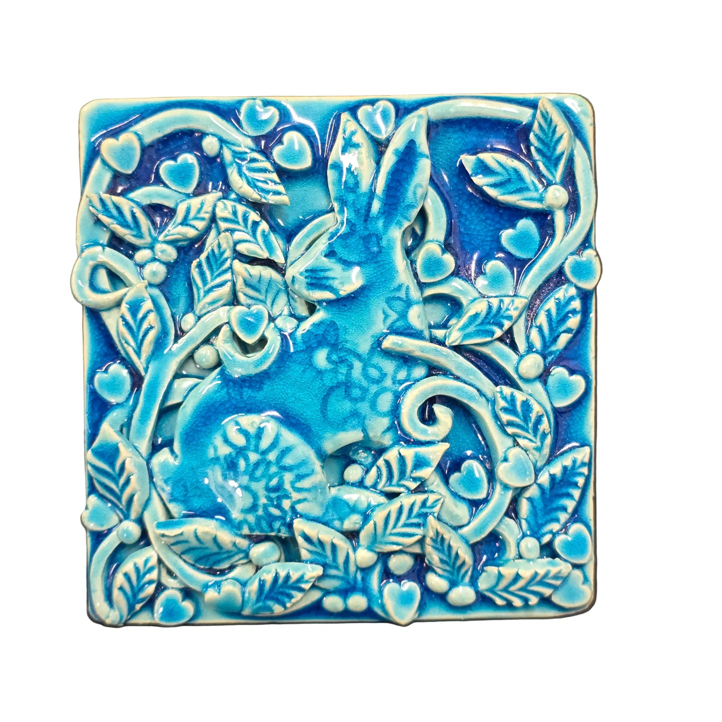 Hare in Nature | Ceramic Wall Art