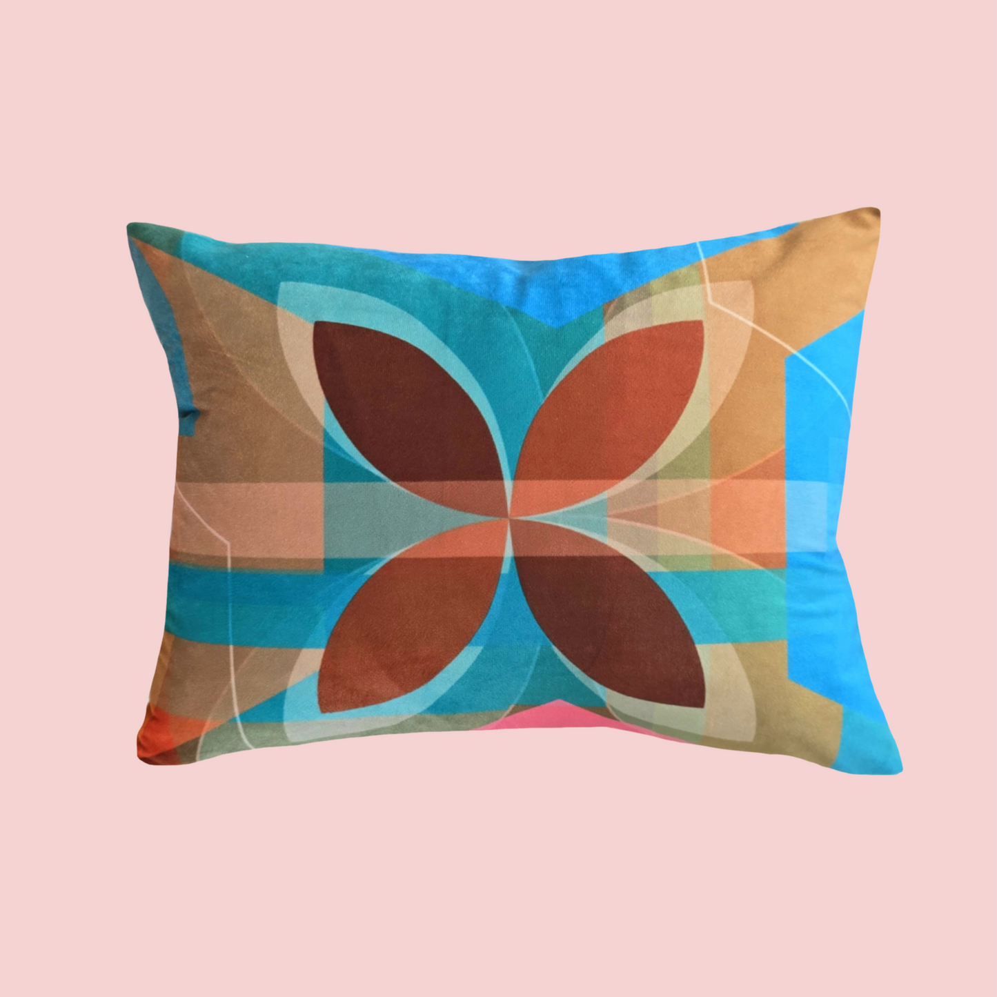 Hexi Flora | Velvet Cushion