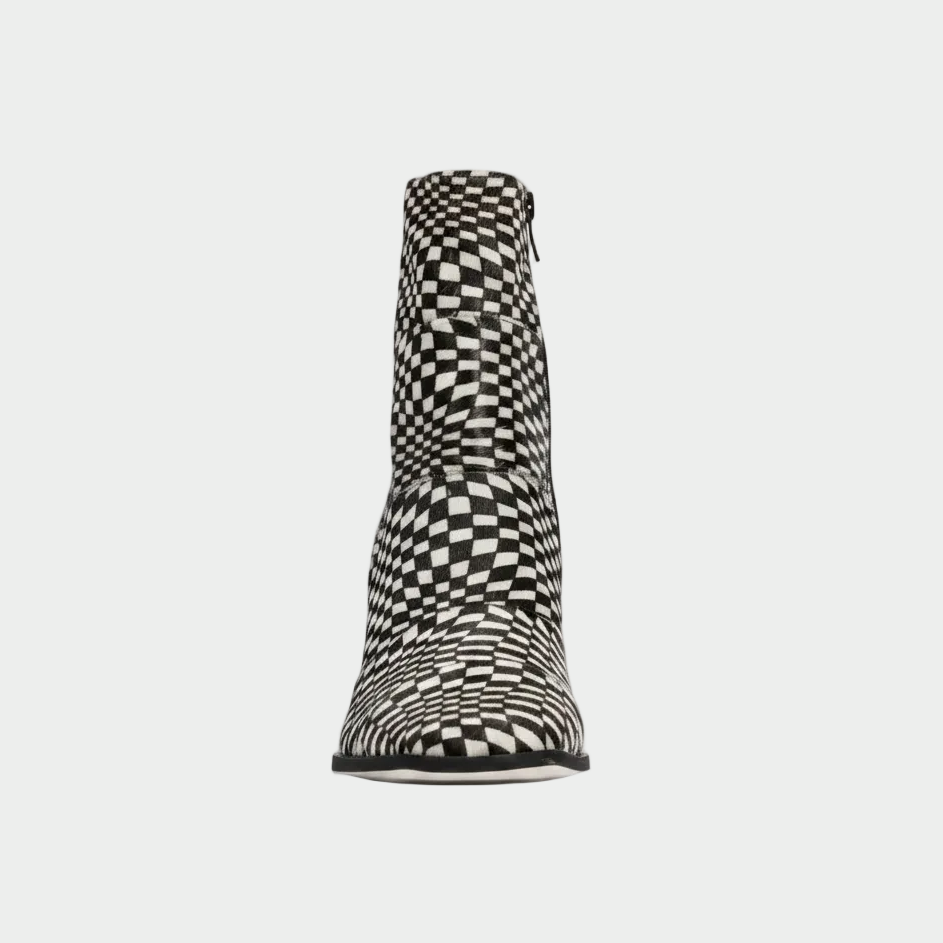 Rocco Boot |  Checker Ponie Fur