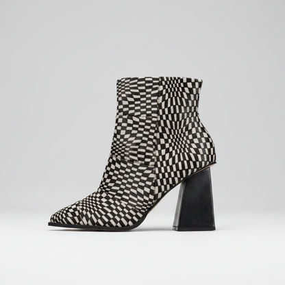 Rocco Boot |  Checker Ponie Fur