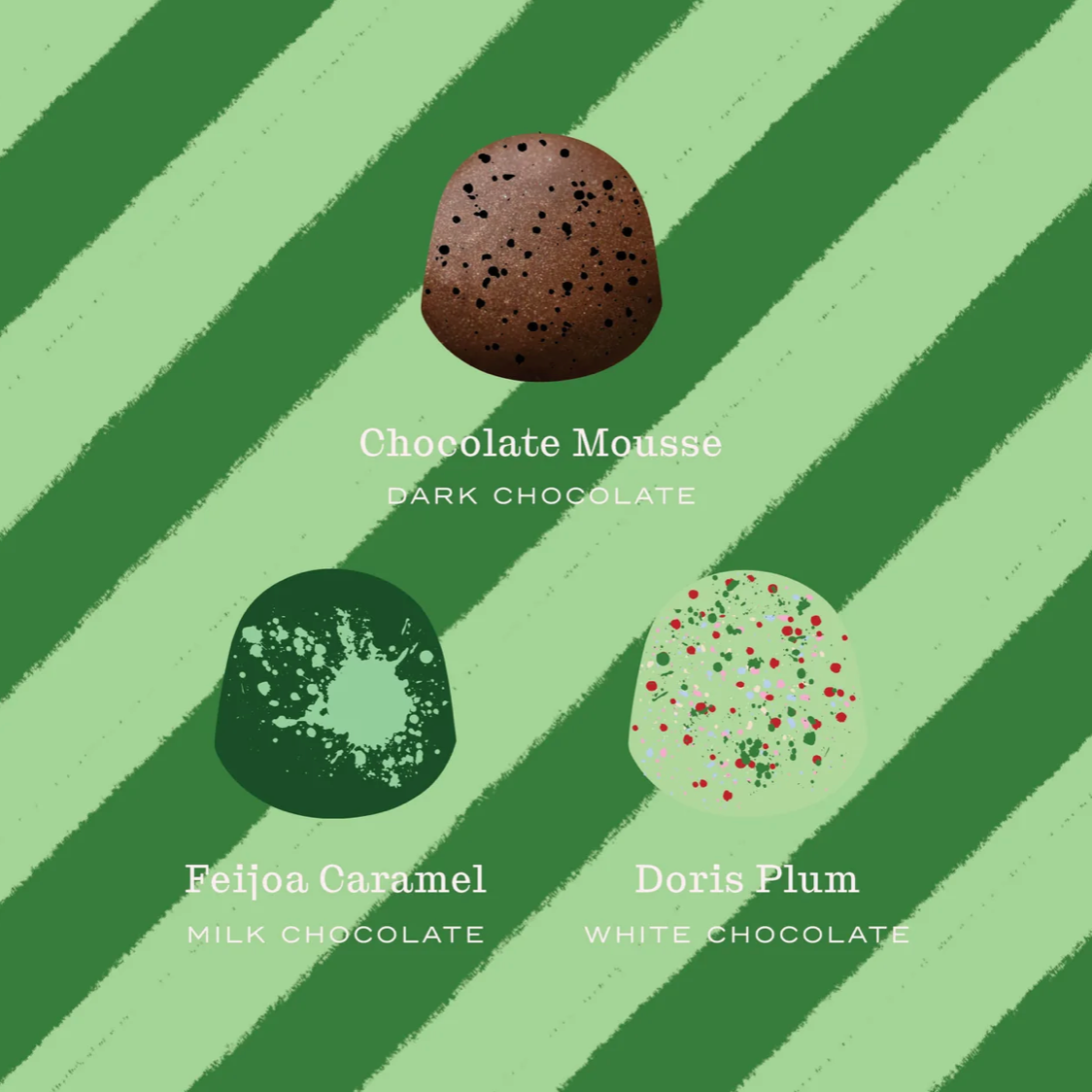 Bonbon 3 pack | Green Christmas