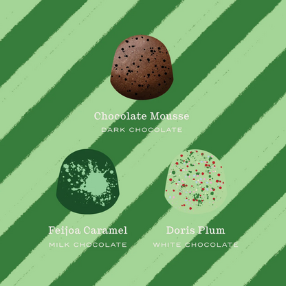 Bonbon 3 pack | Green Christmas
