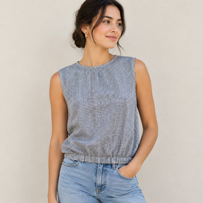 Huffer Check Top | Pre Loved
