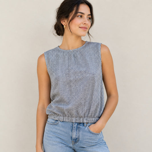 Huffer Check Top | Pre Loved