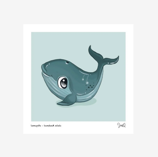 Humpback Whalen Print | Kat Quin
