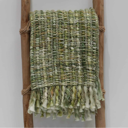 Forest Green Chunky Throw