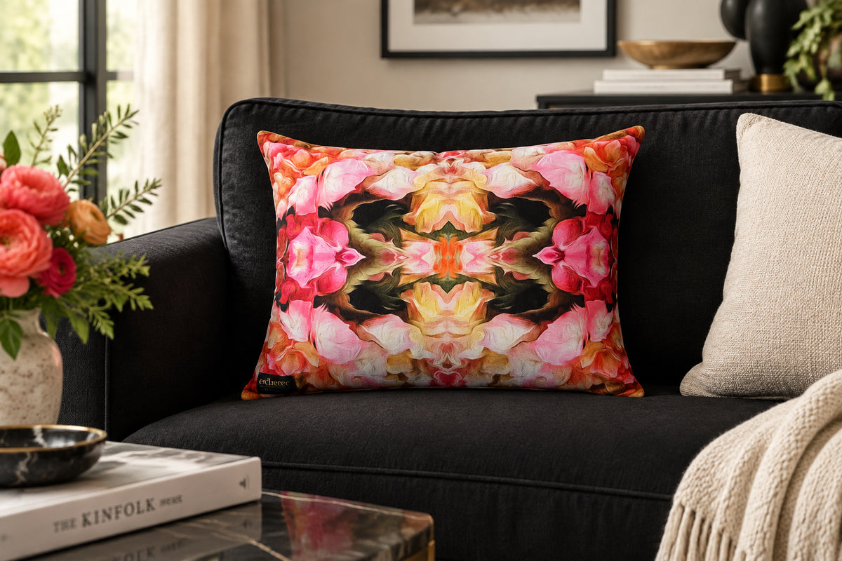 Hydrangea Kaleidoscope II | Velvet Cushion