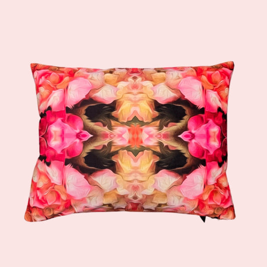 Hydrangea Kaleidoscope | Velvet Cushion