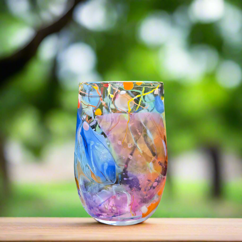 Glass Tumbler | Multicoloured Shard