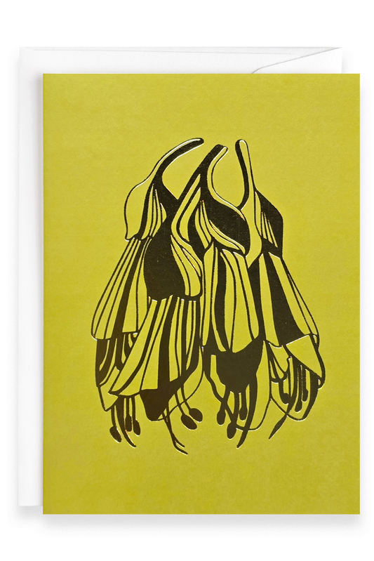 Kowhai | Foiled Greeting Card