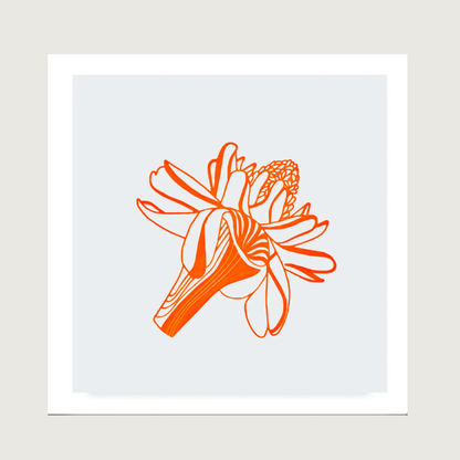 Letterpress Flora | | Mini Print