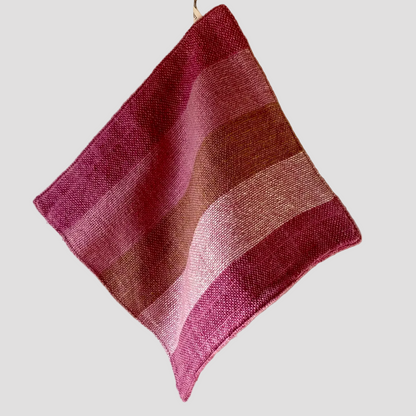 Face Washer | Pink & Dark Cotton