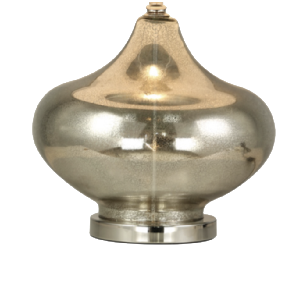 Mercury Tartan Floral Lamp